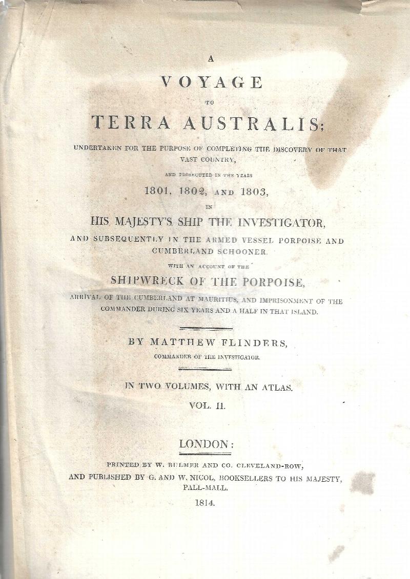 A Voyage To Terra Australis; Undertaken For The Purpose Of Completing ...